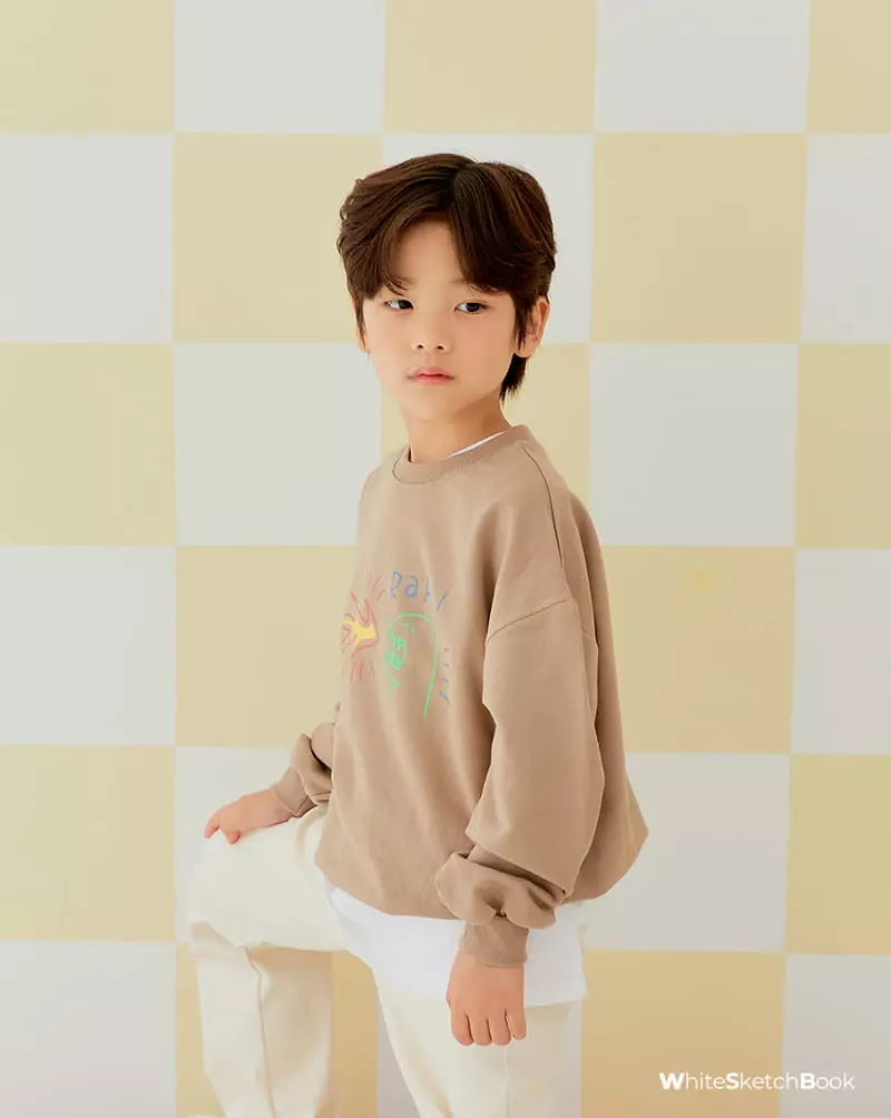 Whitesketchbook - Korean Children Fashion - #kidsstore - Dino Sweatshirt - 8