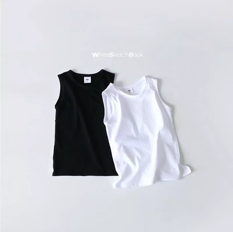 Whitesketchbook - Korean Children Fashion - #kidsstore - Layered Sleeveless - 9