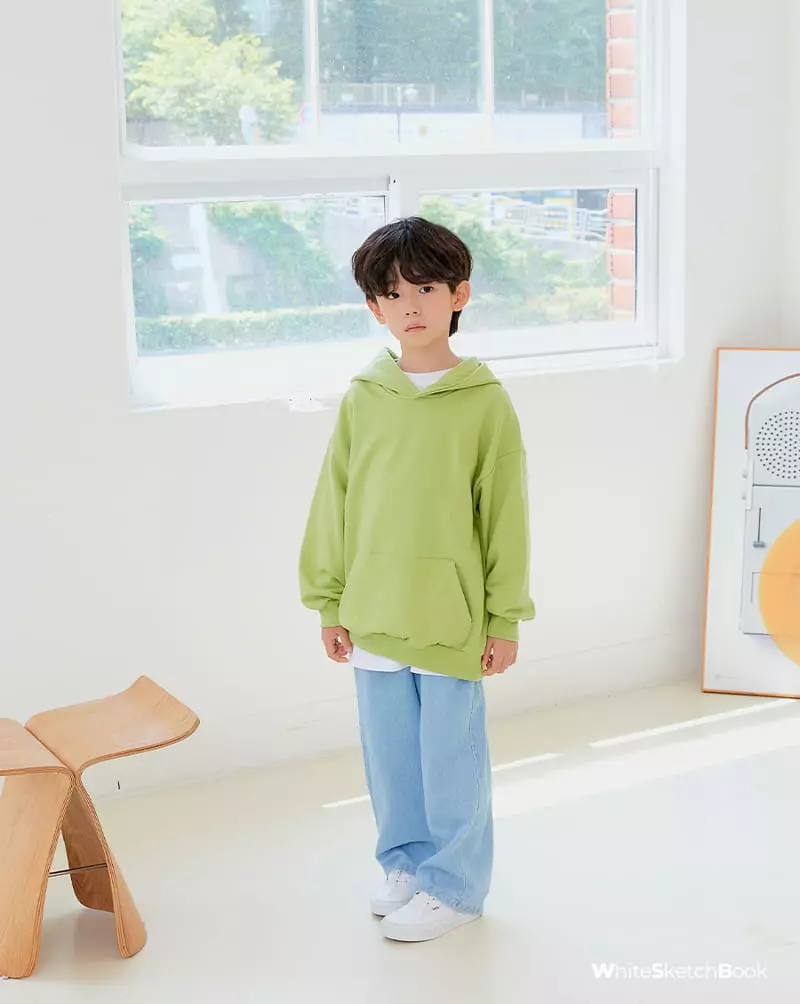 Whitesketchbook - Korean Children Fashion - #kidsstore - Baisc Hoody - 8