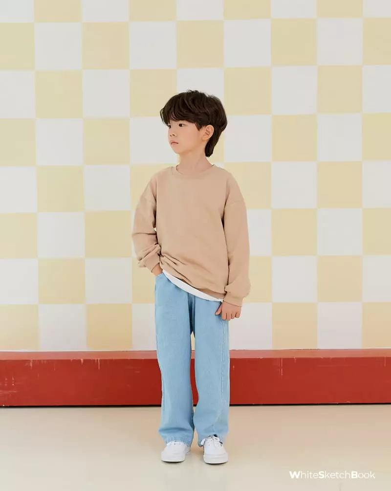 Whitesketchbook - Korean Children Fashion - #kidsstore - New Basic Sweatshirt - 7