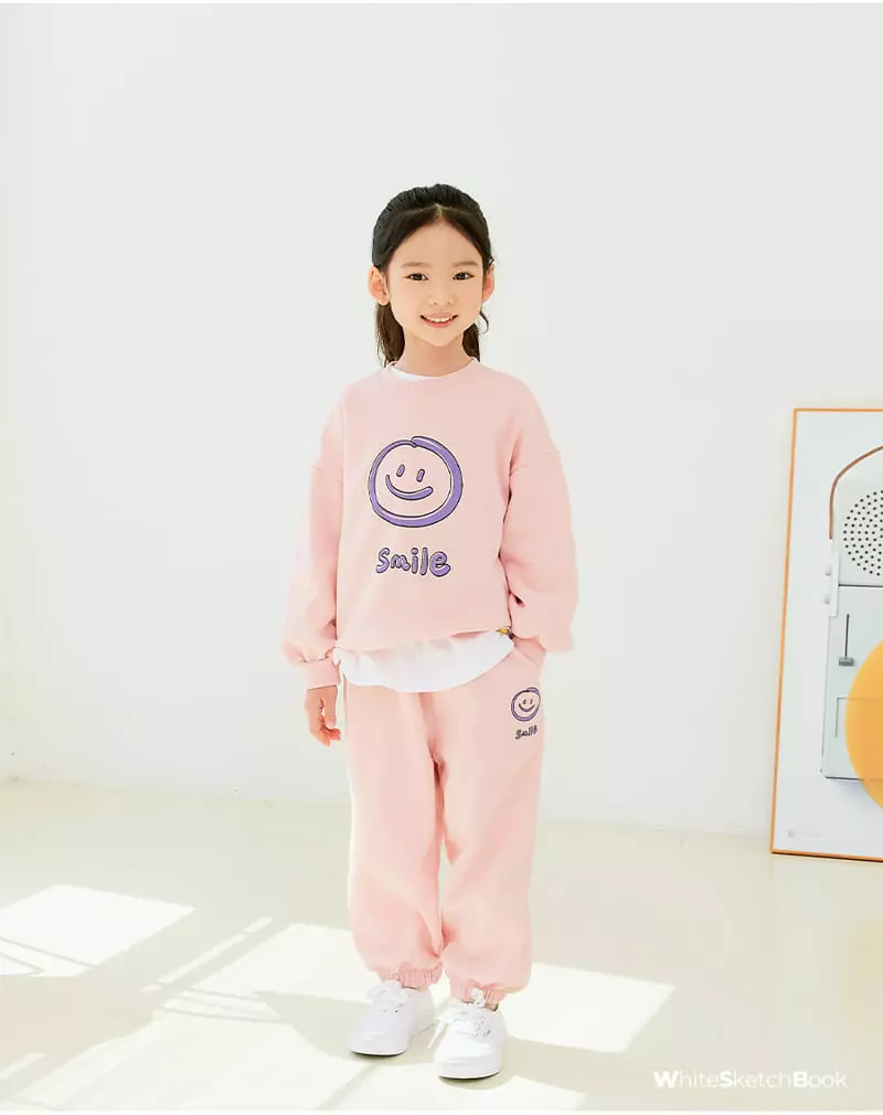 Whitesketchbook - Korean Children Fashion - #kidzfashiontrend - Jelly Smile Top Bottom Set - 12