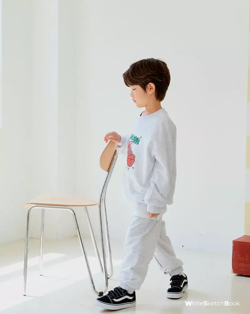 Whitesketchbook - Korean Children Fashion - #kidzfashiontrend - Dunk Sweatshirt - 10
