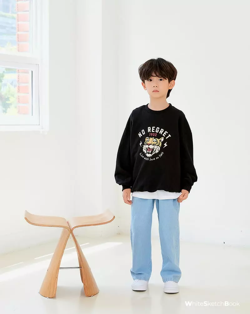 Whitesketchbook - Korean Children Fashion - #kidzfashiontrend - Tiger Sweatshirt - 6
