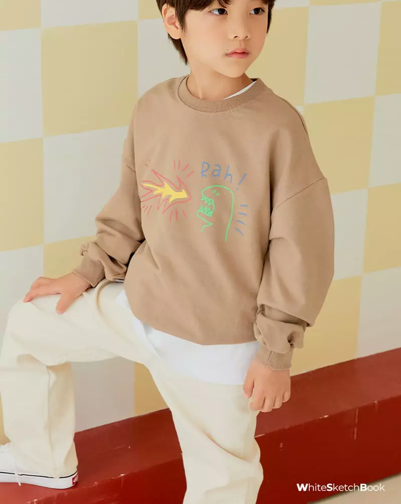 Whitesketchbook - Korean Children Fashion - #littlefashionista - Cotton Span Straight Pants - 9