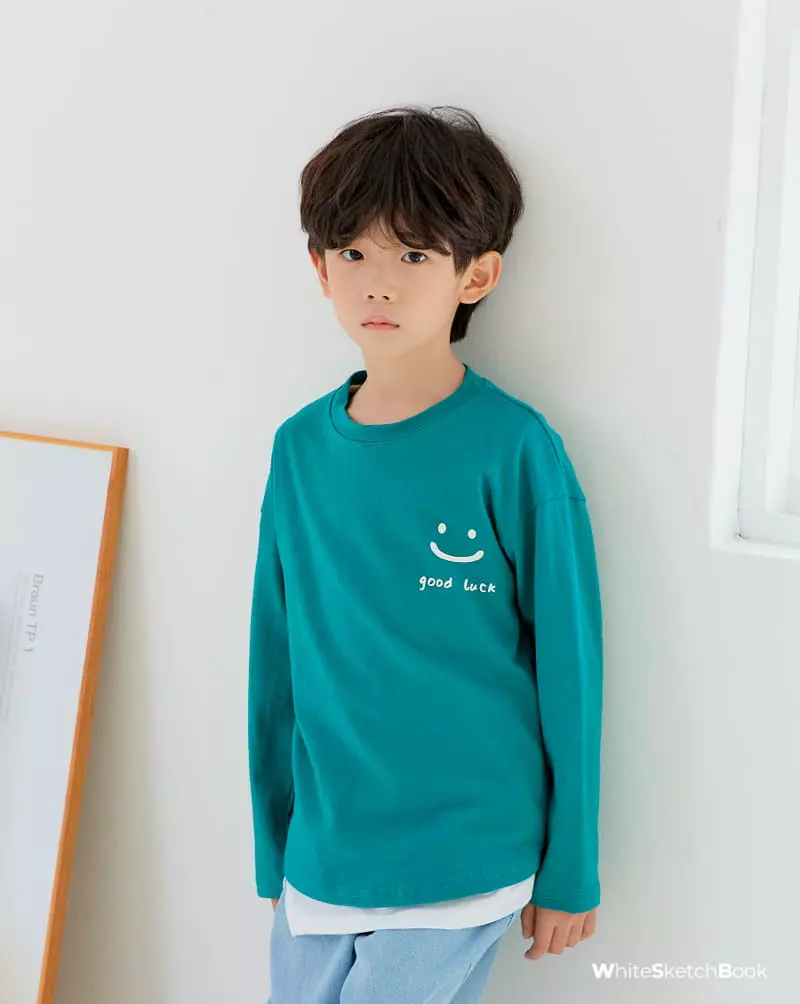 Whitesketchbook - Korean Children Fashion - #littlefashionista - Good Luck Tee - 6