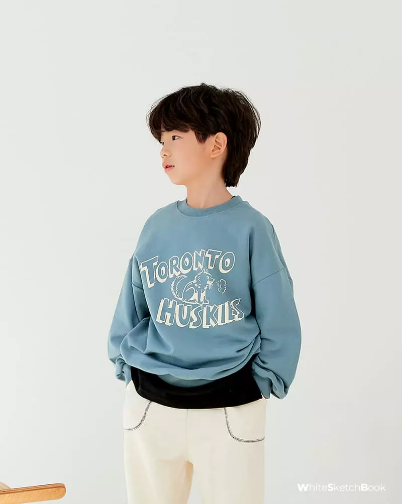 Whitesketchbook - Korean Children Fashion - #littlefashionista - Husky Sweatshirt - 9