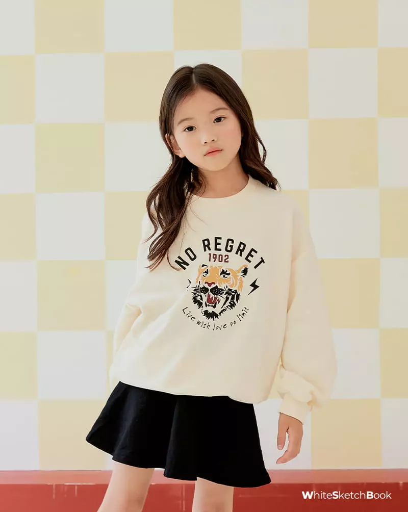 Whitesketchbook - Korean Children Fashion - #littlefashionista - Tiger Sweatshirt - 8