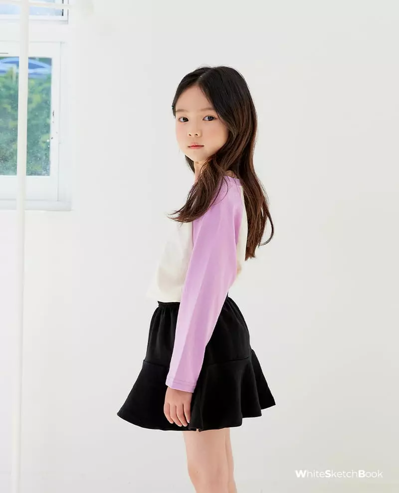 Whitesketchbook - Korean Children Fashion - #littlefashionista - Raglan Color Tee - 5