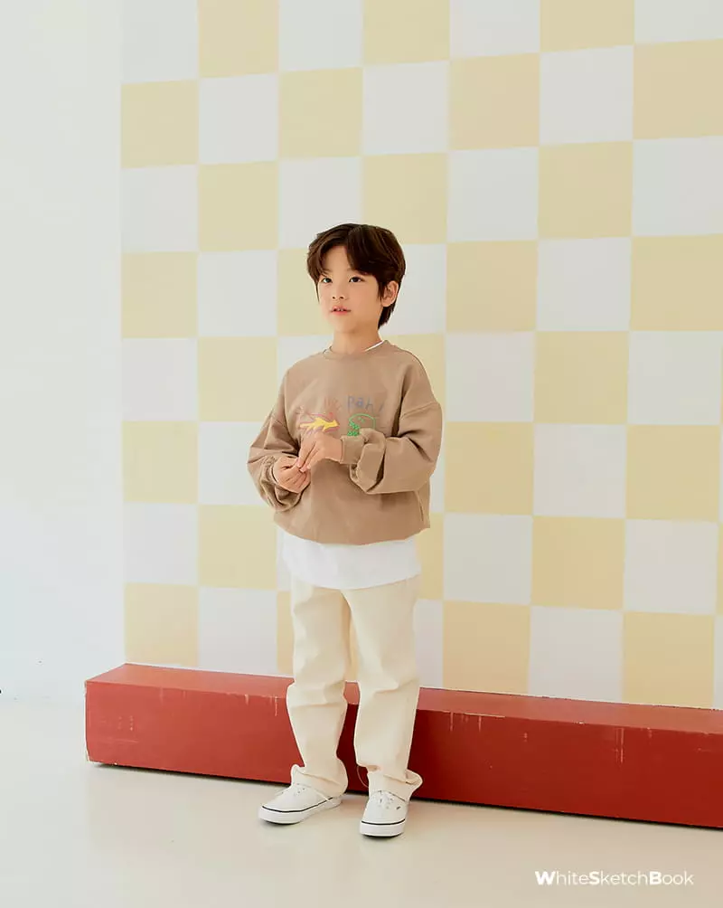 Whitesketchbook - Korean Children Fashion - #magicofchildhood - Cotton Span Straight Pants - 10