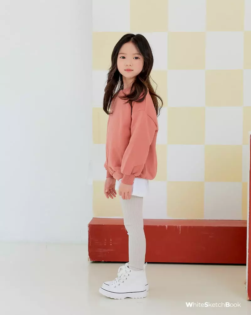 Whitesketchbook - Korean Children Fashion - #magicofchildhood - Rib LEggings - 8