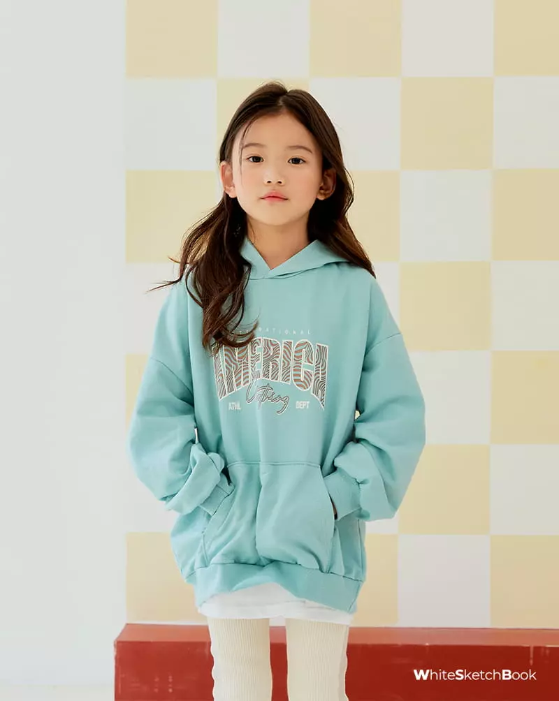 Whitesketchbook - Korean Children Fashion - #magicofchildhood - America Hoody - 3