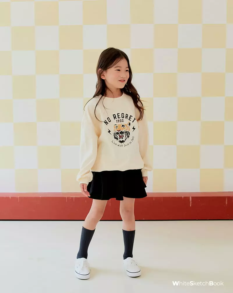 Whitesketchbook - Korean Children Fashion - #magicofchildhood - Tiger Sweatshirt - 9