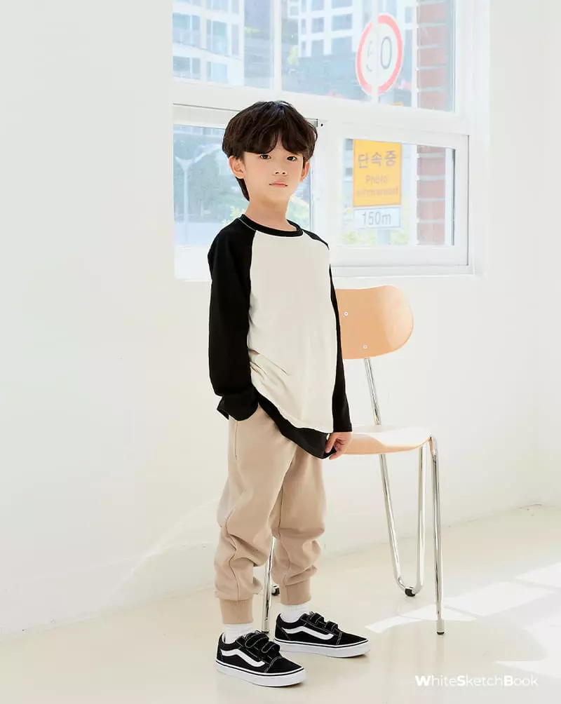 Whitesketchbook - Korean Children Fashion - #magicofchildhood - Raglan Color Tee - 6