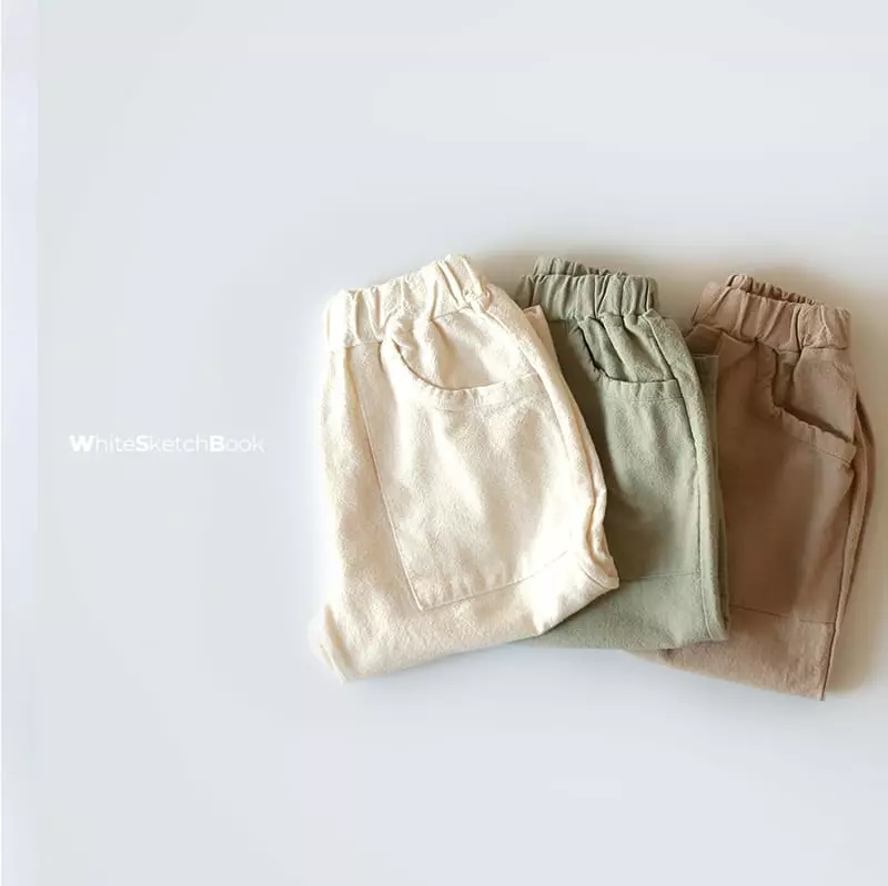 Whitesketchbook - Korean Children Fashion - #minifashionista - Pocket Pants - 12