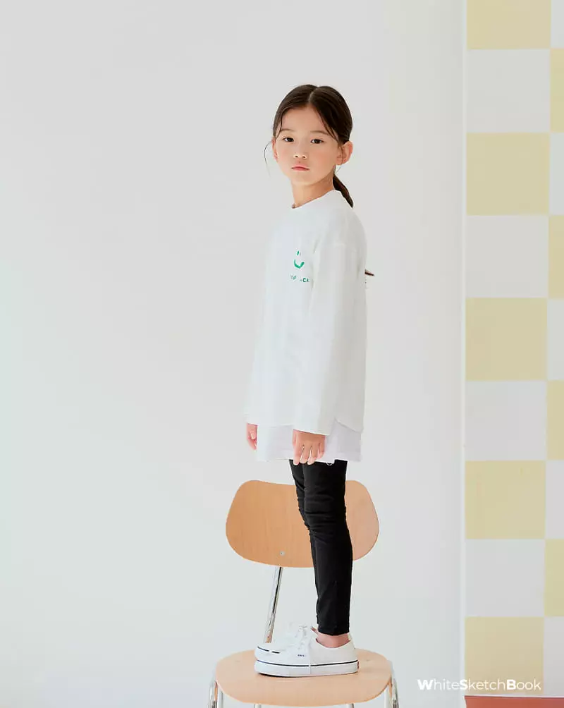 Whitesketchbook - Korean Children Fashion - #minifashionista - Good Luck Tee - 8