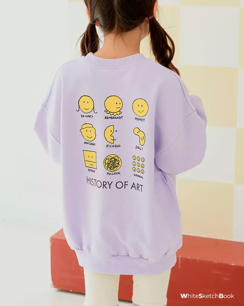 Whitesketchbook - Korean Children Fashion - #minifashionista - History Sweatshirt - 12
