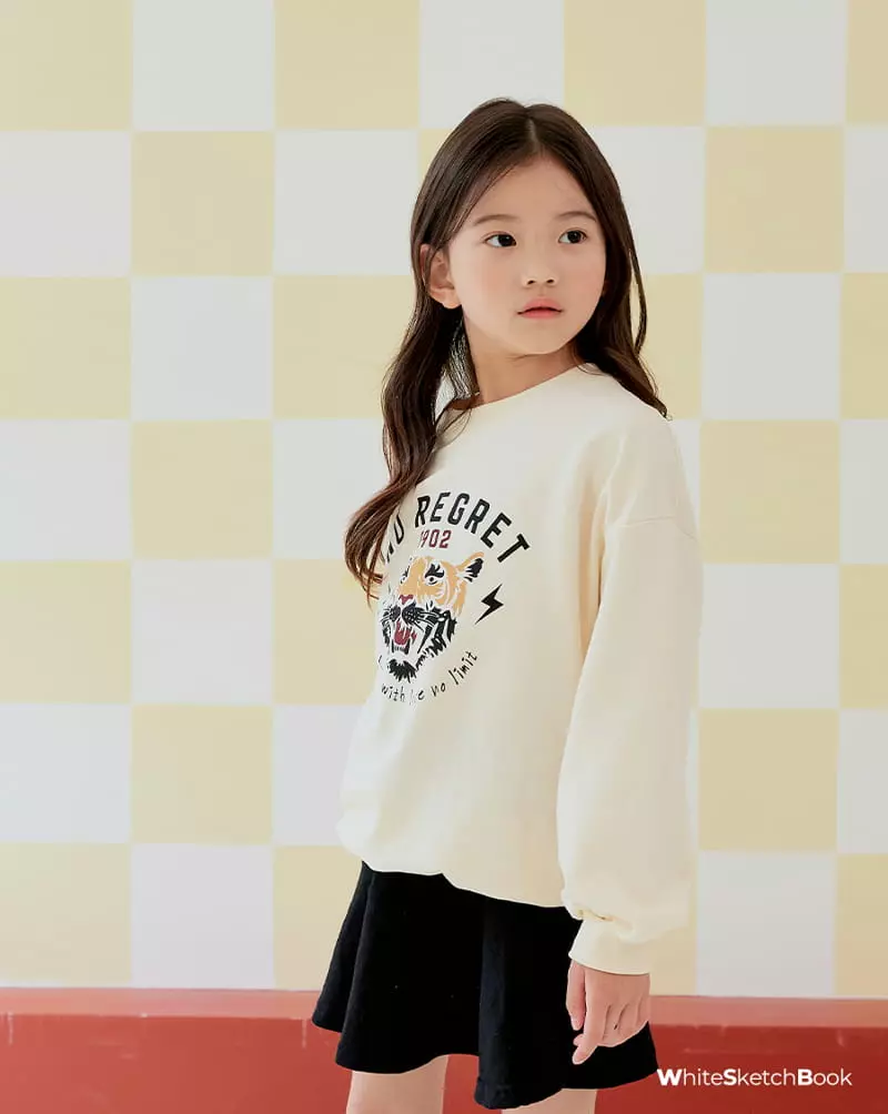 Whitesketchbook - Korean Children Fashion - #minifashionista - Tiger Sweatshirt - 10