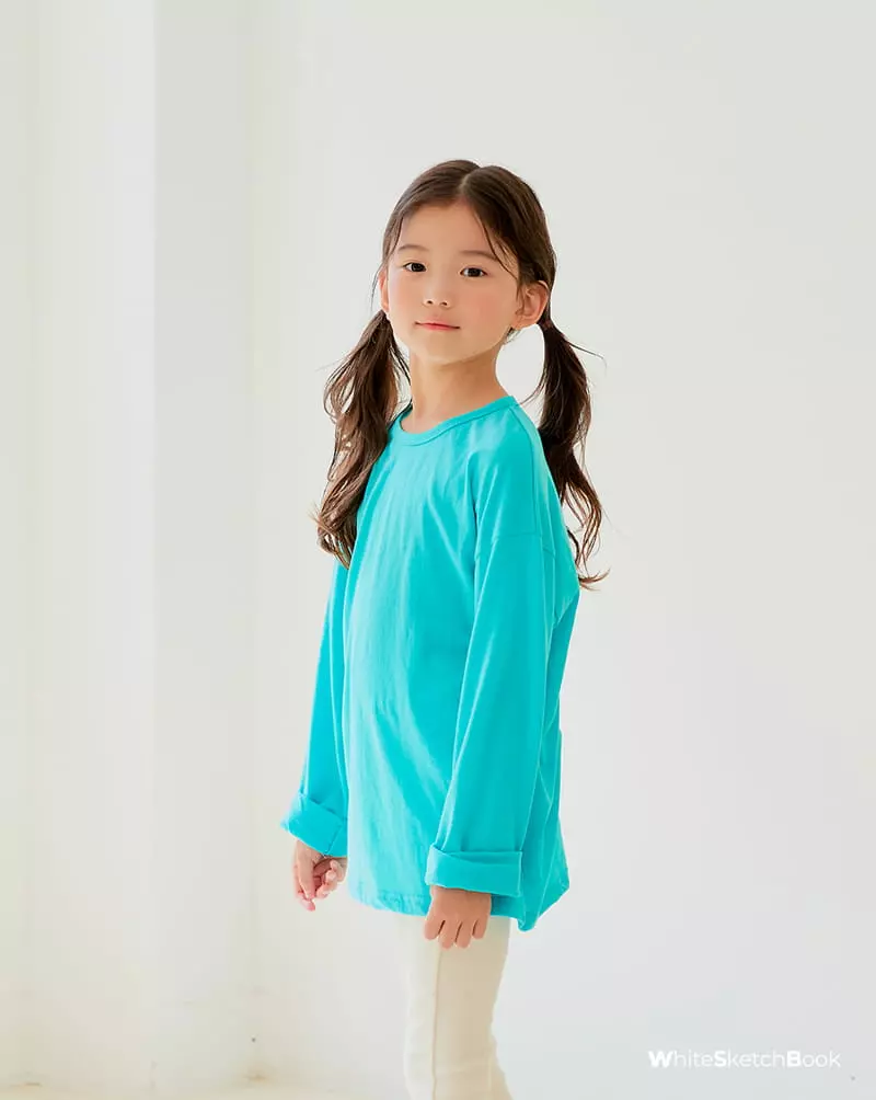 Whitesketchbook - Korean Children Fashion - #minifashionista - Soft Washing Tee - 3