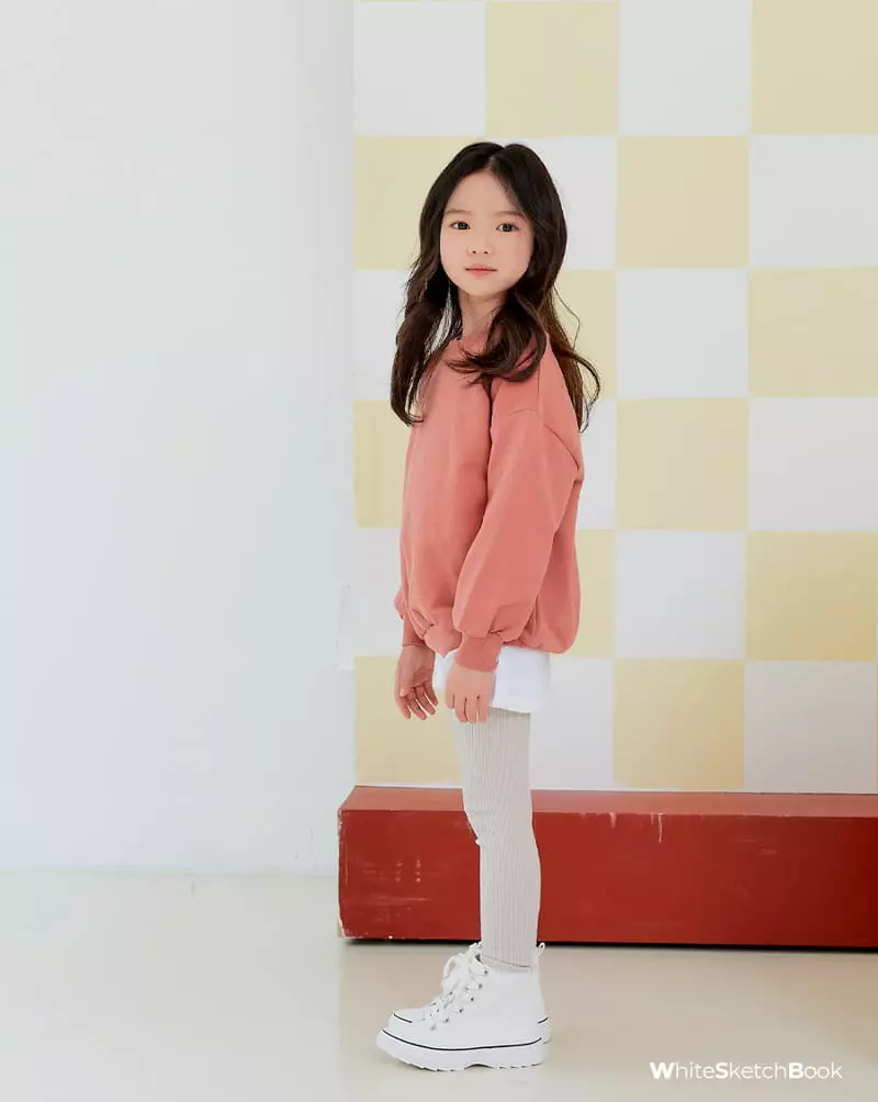 Whitesketchbook - Korean Children Fashion - #minifashionista - New Basic Sweatshirt - 12