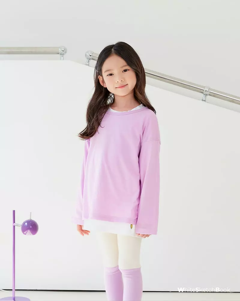 Whitesketchbook - Korean Children Fashion - #minifashionista - Peach Leggings - 4
