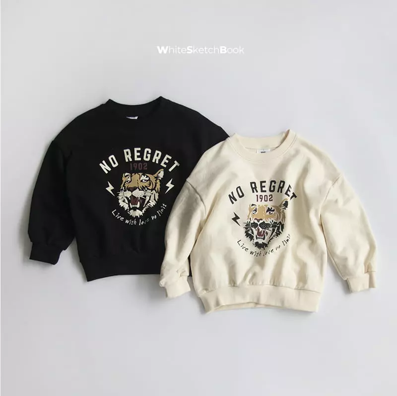 Whitesketchbook - Korean Children Fashion - #prettylittlegirls - Tiger Sweatshirt - 11