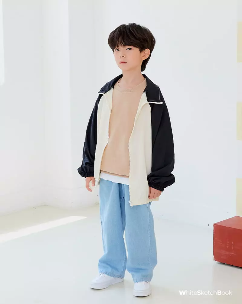 Whitesketchbook - Korean Children Fashion - #stylishchildhood - Windbreaker Zip-up - 3