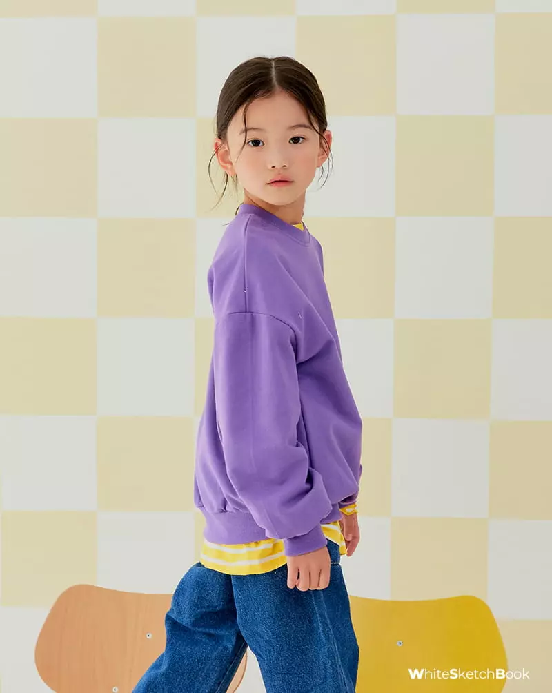 Whitesketchbook - Korean Children Fashion - #toddlerclothing - Lucky Smile Sweatshirt - 4