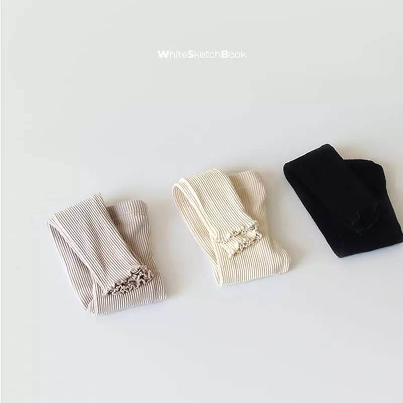Whitesketchbook - Korean Children Fashion - #todddlerfashion - Terry Leggings - 12