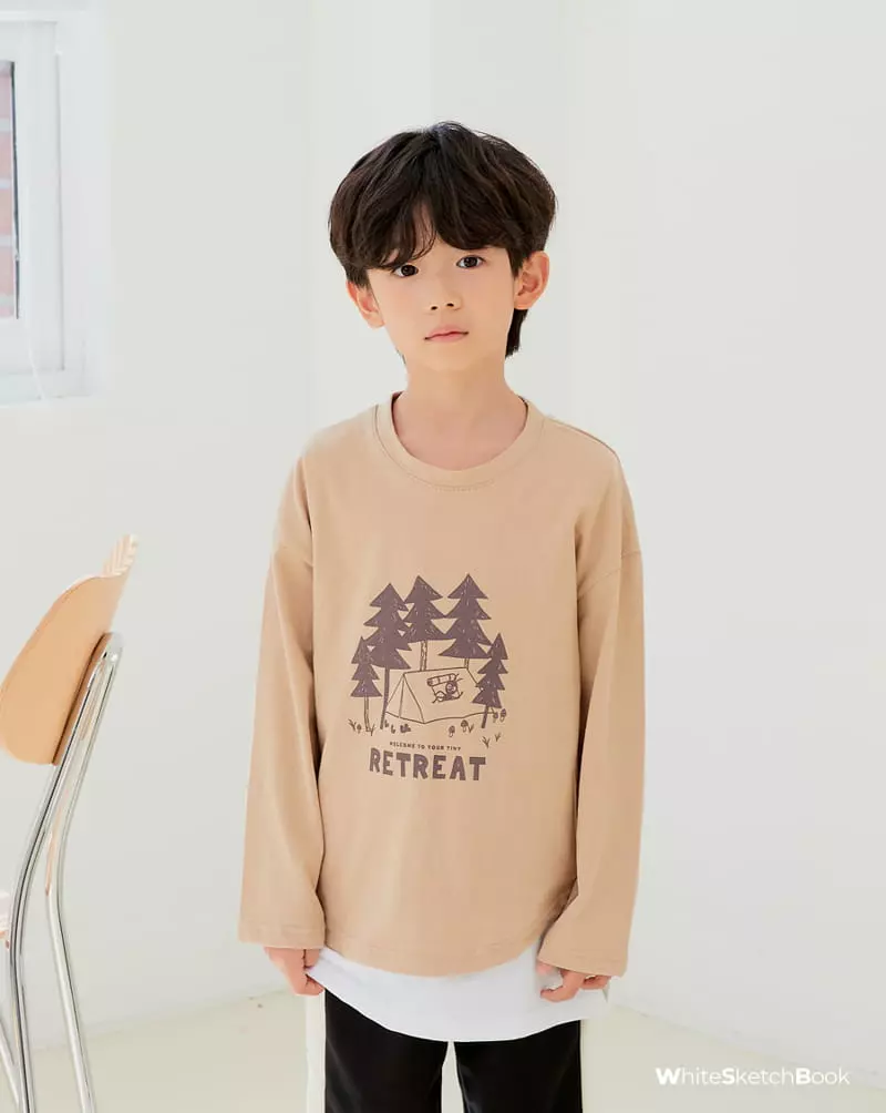 Whitesketchbook - Korean Children Fashion - #todddlerfashion - Camping Tee - 9