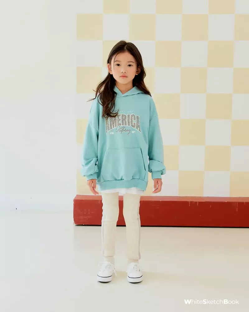 Whitesketchbook - Korean Children Fashion - #todddlerfashion - America Hoody - 6
