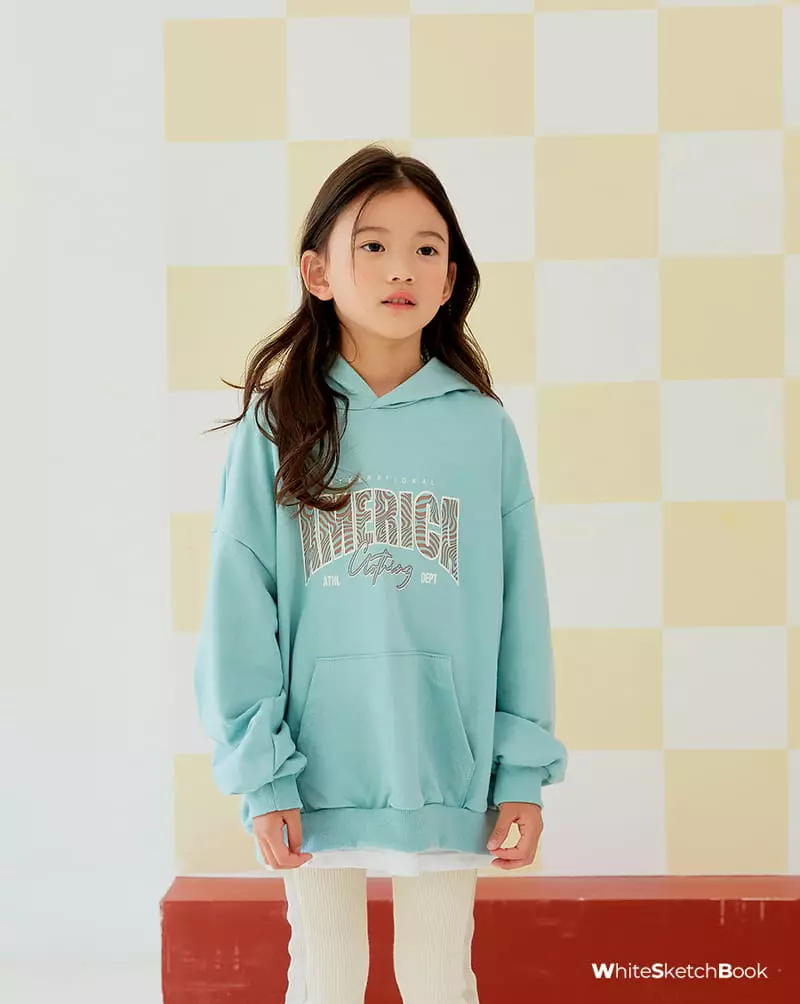 Whitesketchbook - Korean Children Fashion - #toddlerclothing - America Hoody - 7