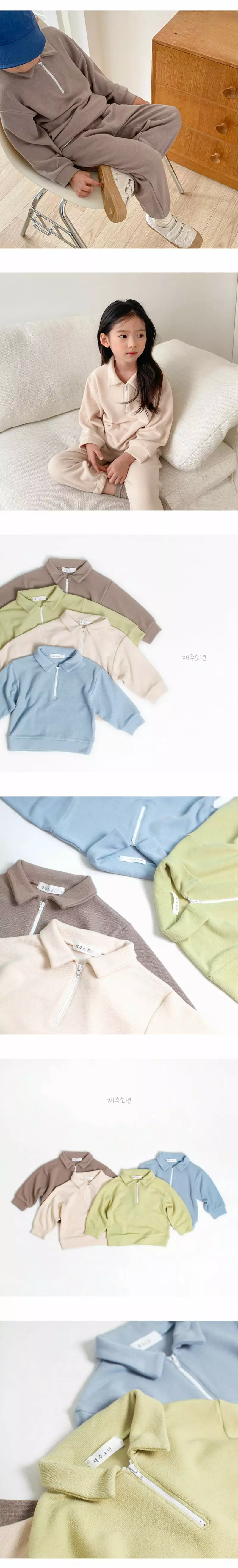 Witty Boy - Korean Children Fashion - #Kfashion4kids - Pony Zip-up - 3