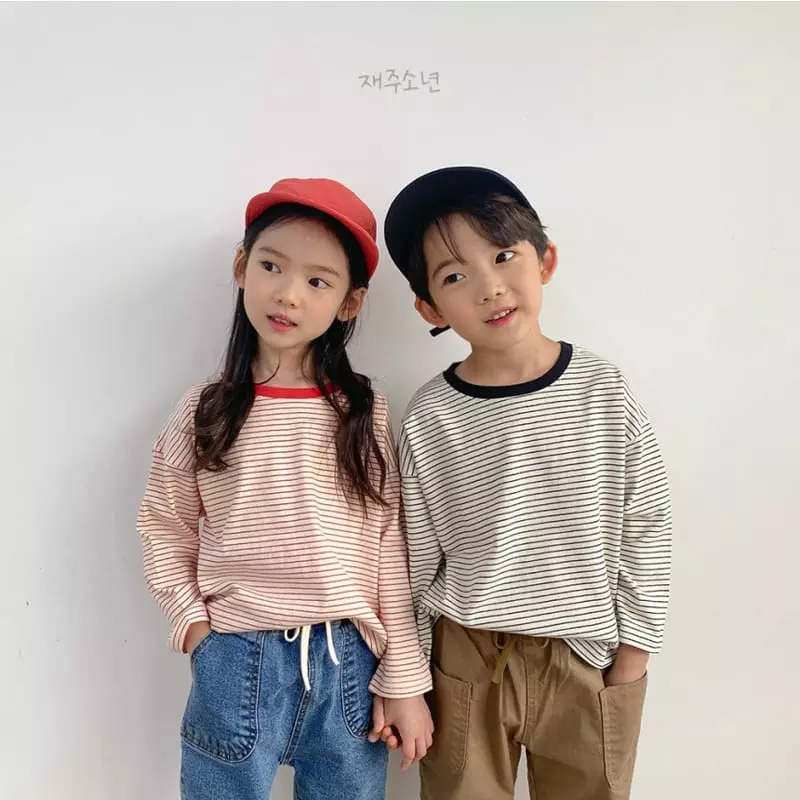 Witty Boy - Korean Children Fashion - #Kfashion4kids - Tutu Stripes Tee
