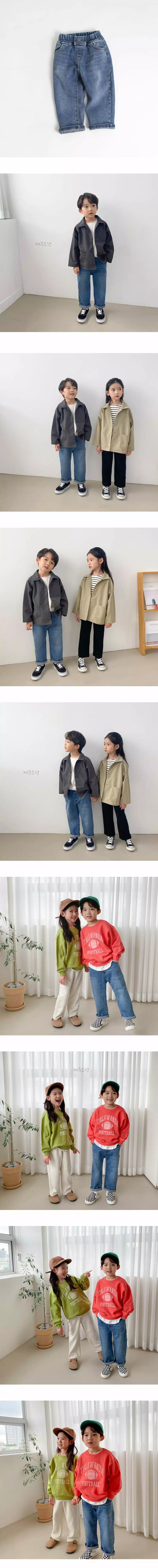 Witty Boy - Korean Children Fashion - #Kfashion4kids - Reakl Washing Jeans - 2