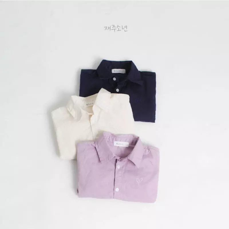 Witty Boy - Korean Children Fashion - #childofig - Heart Shirt