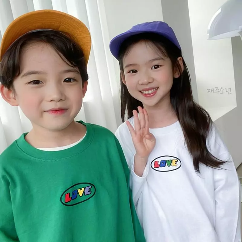 Witty Boy - Korean Children Fashion - #childofig - Love Tee