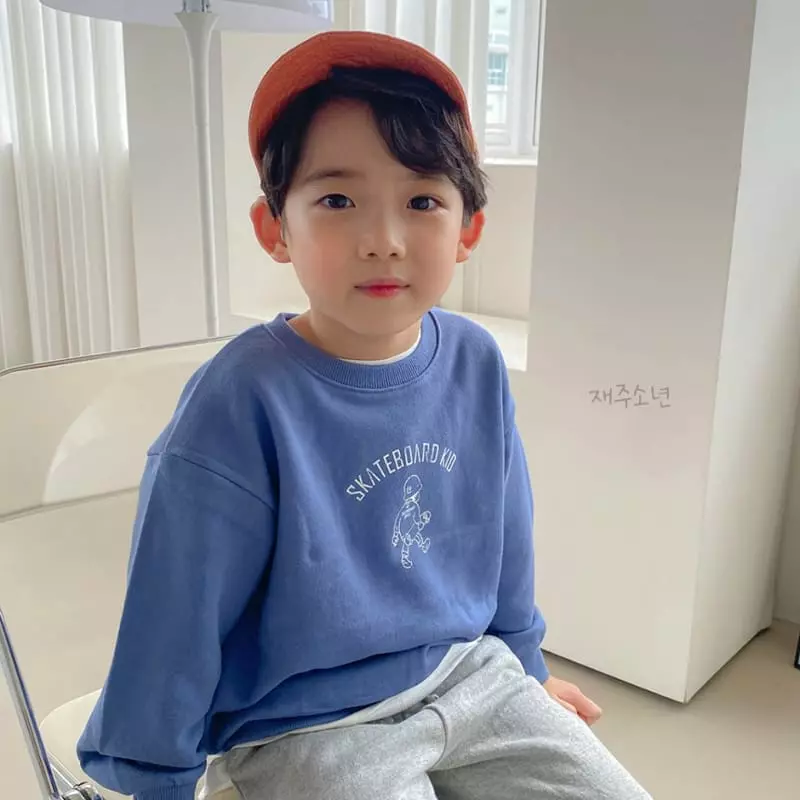 Witty Boy - Korean Children Fashion - #childrensboutique - Skate Sweatshirt