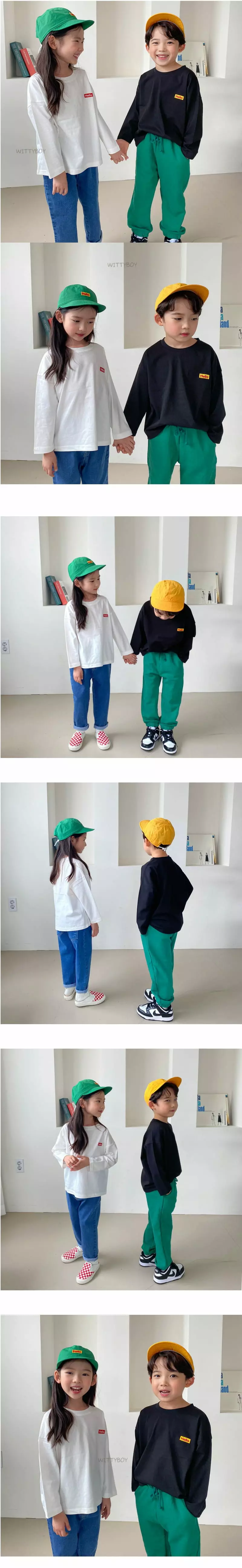 Witty Boy - Korean Children Fashion - #minifashionista - Hello Tee - 2