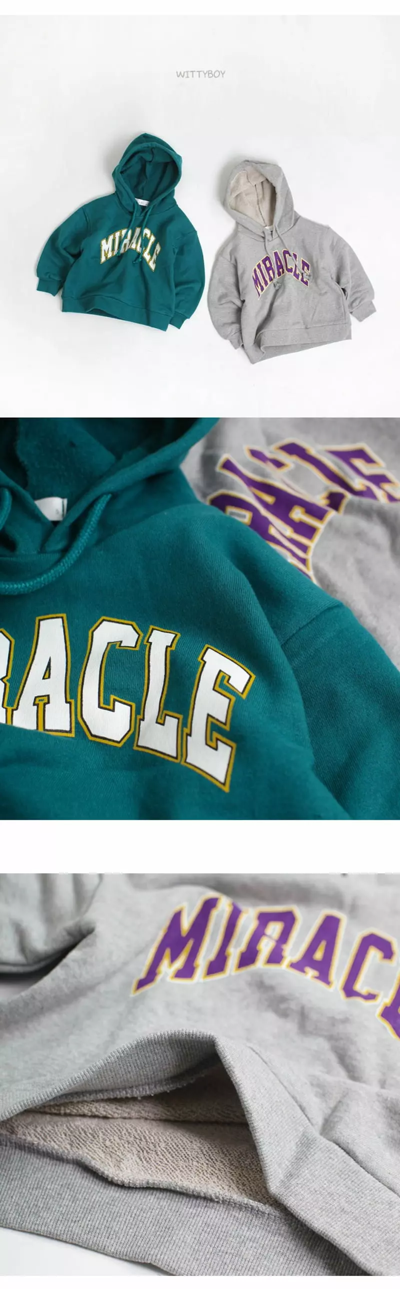 Witty Boy - Korean Children Fashion - #minifashionista - Miracle Hoody - 3