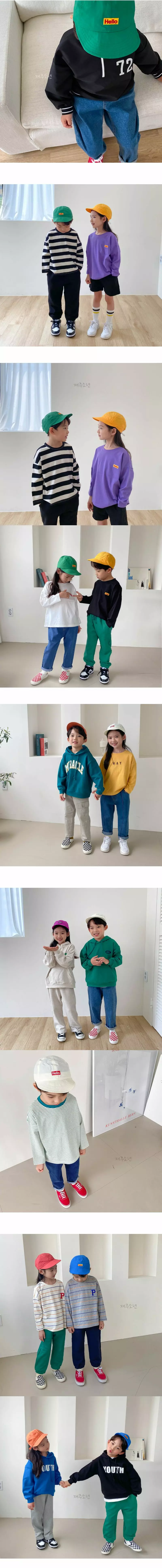 Witty Boy - Korean Children Fashion - #prettylittlegirls - Hello Embroidery Cap - 2