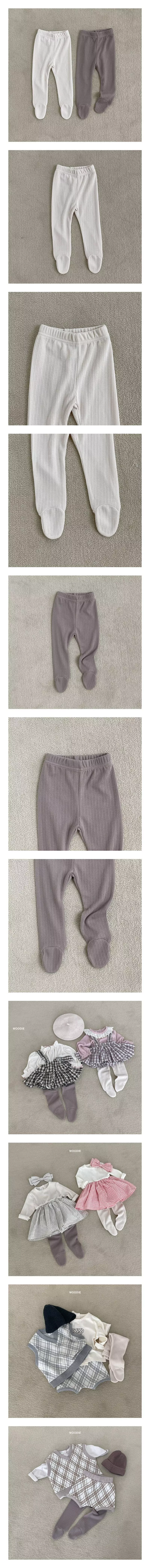 Woodie - Korean Baby Fashion - #babygirlfashion - Bebe Foot Leggings