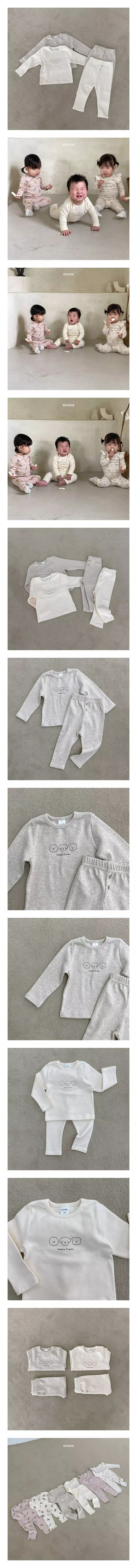 Woodie - Korean Baby Fashion - #babygirlfashion - Bebe Puppy Easywear