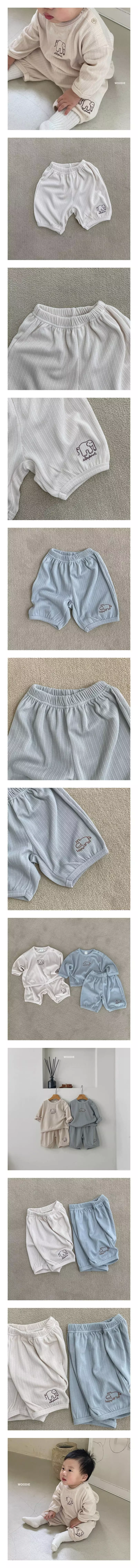 Woodie - Korean Baby Fashion - #babyoutfit - Bebe Ponny Pants