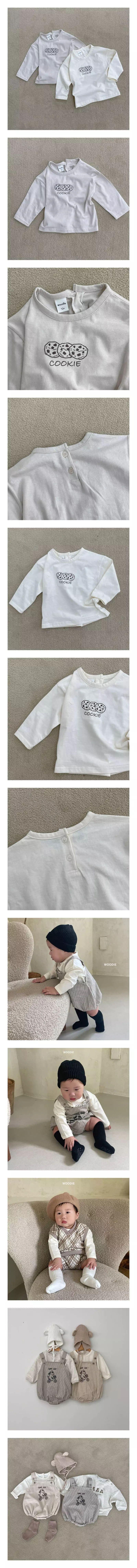 Woodie - Korean Baby Fashion - #onlinebabyshop - Bebe Cookie Tee