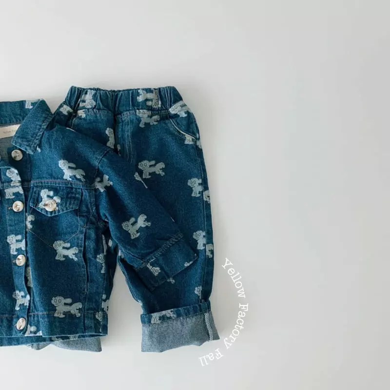 Yellow Factory - Korean Children Fashion - #childrensboutique - One More Denim Set
