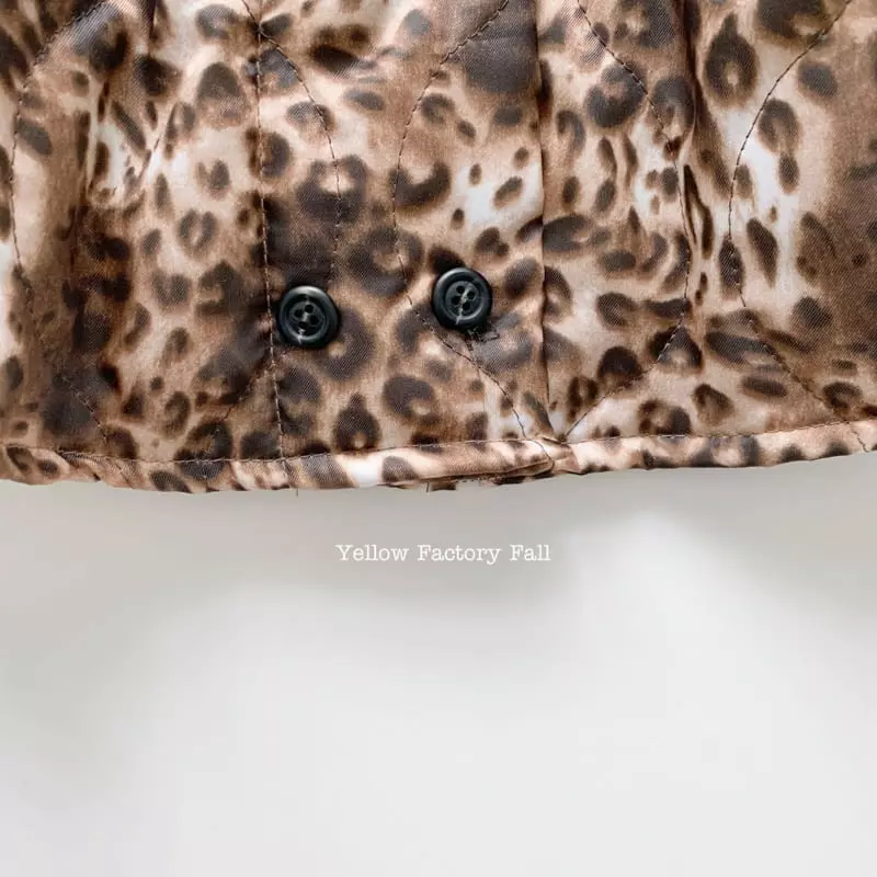Yellow Factory - Korean Children Fashion - #childrensboutique - Leopard Jacket - 10