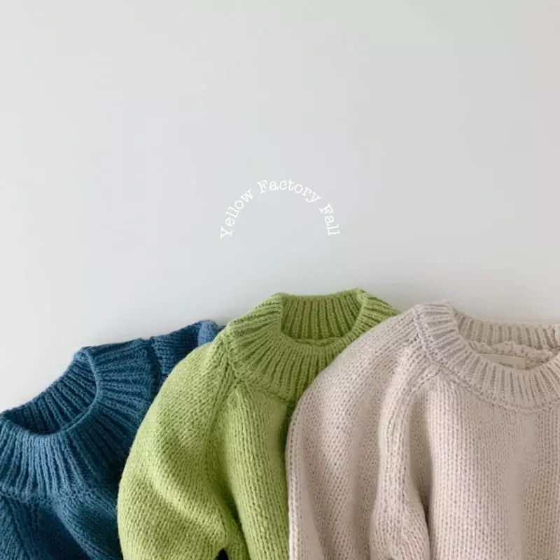 Yellow Factory - Korean Children Fashion - #discoveringself - Grini Knit Tee