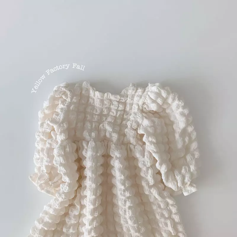 Yellow Factory - Korean Children Fashion - #fashionkids - Pop Corn One-piece - 7