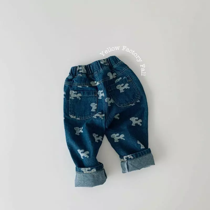 Yellow Factory - Korean Children Fashion - #kidsshorts - One More Denim Set - 5