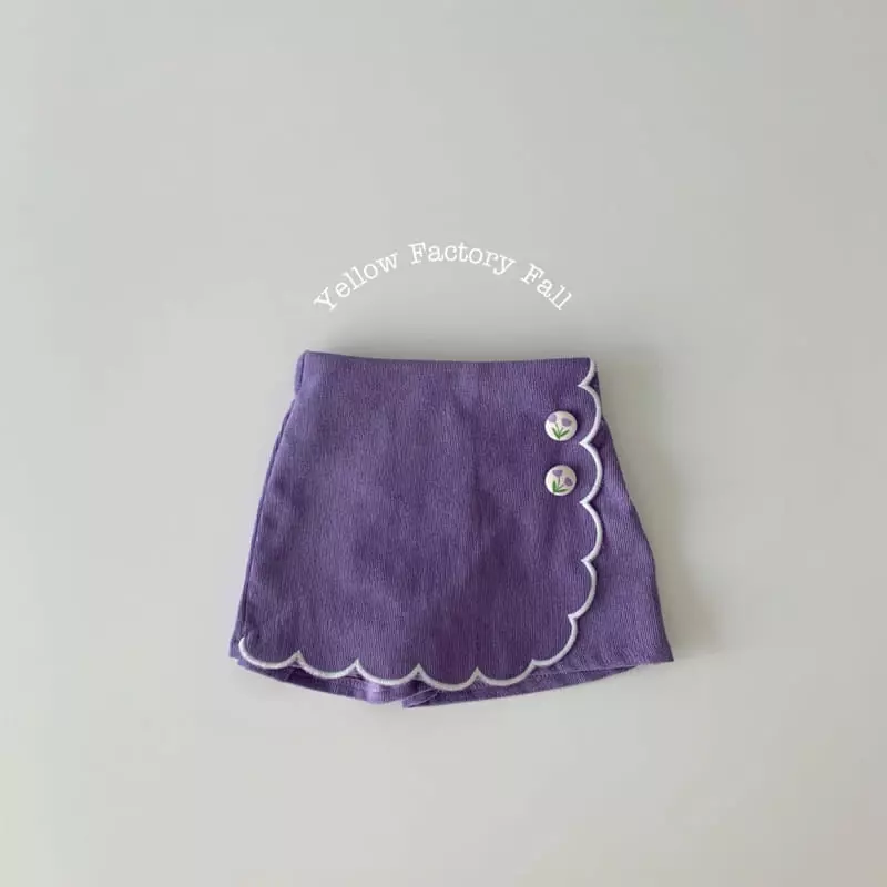 Yellow Factory - Korean Children Fashion - #littlefashionista - Wave Wrap Skirt  - 2